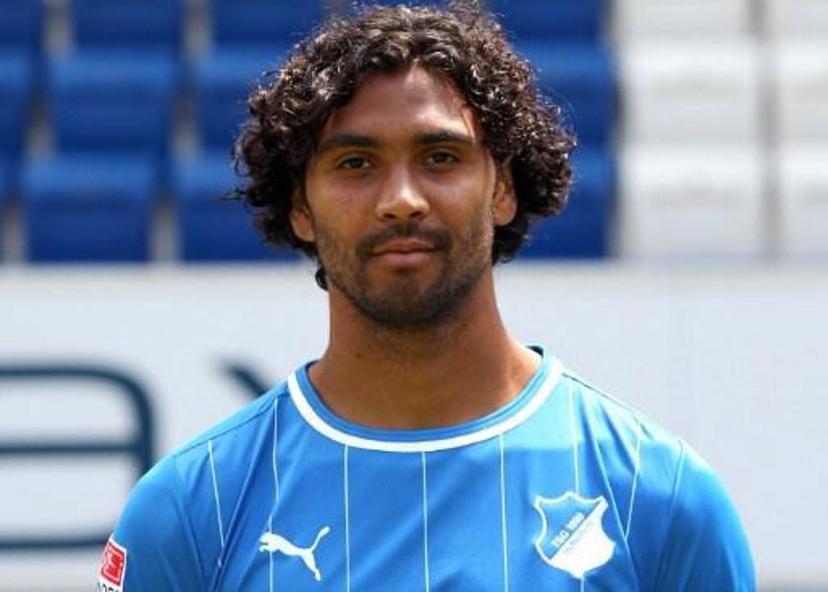 Defender Marvin Compper from German first division Bundesliga football team TSG 1899 Hoffenheim poses for a photo in Sinsheim, southern Germany, on July 10, 2012. AFP PHOTO / DANIEL ROLAND