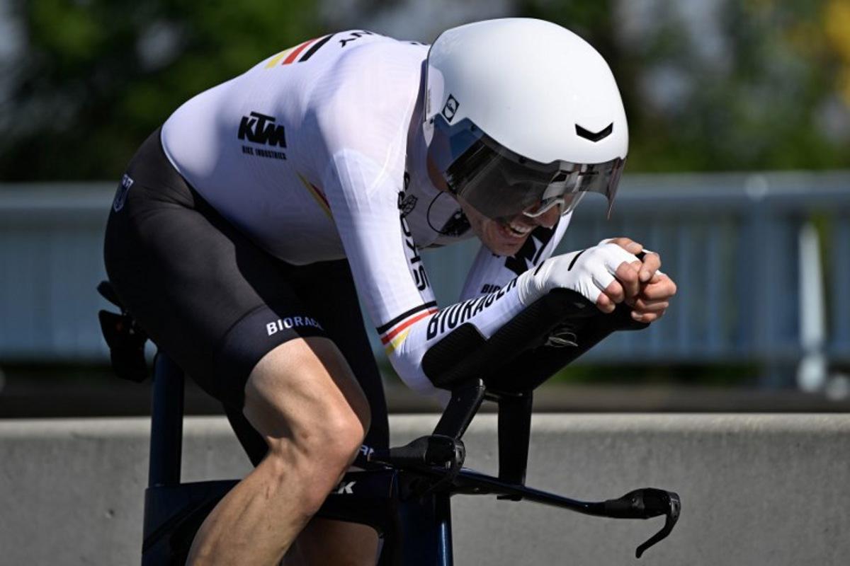 Germany's Max Walscheid competes in the Men's Elite individual time trial during 2026 Union Cycliste Internationale (UCI) Road World Championships in Montreal, Quebec, on September 20, 2026.  Andrej Ivanov / AFP