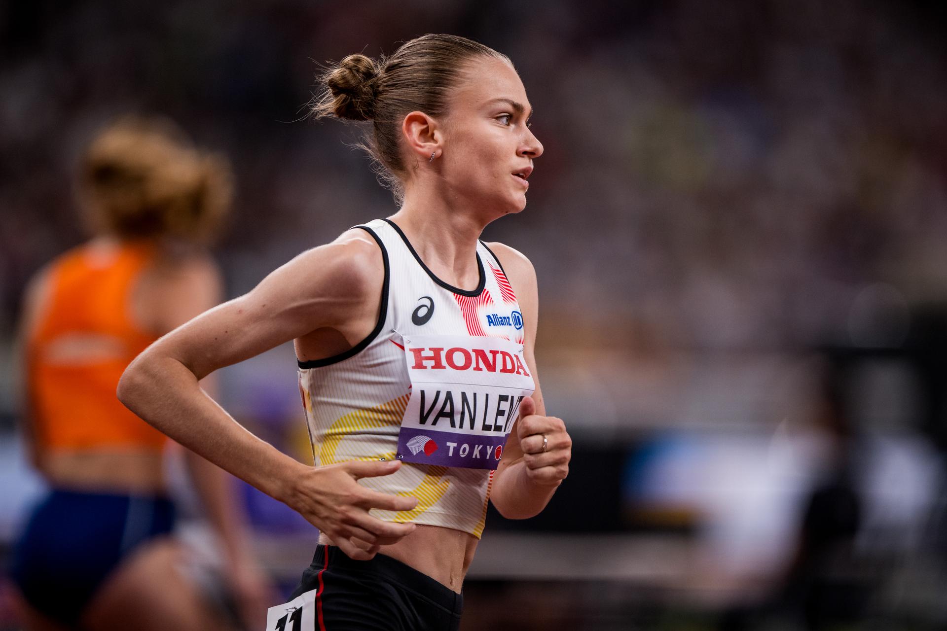 Belgian Jana Van Lent pictured in action during the 5000m women heats, at the World Athletics Championships in Tokyo, Japan, on Thursday 18 September 2025. The outdoor Worlds are taking place from 13 to 21 September. BELGA PHOTO JASPER JACOBS