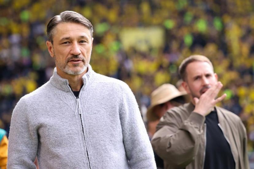 Dortmund's Croatian head coach Niko Kovac arrives on the pitch prior to the German first division Bundesliga football match between Borussia Dortmund and SC Paderborn in Dortmund on September 12, 2026.  Leon Kuegeler / AFP