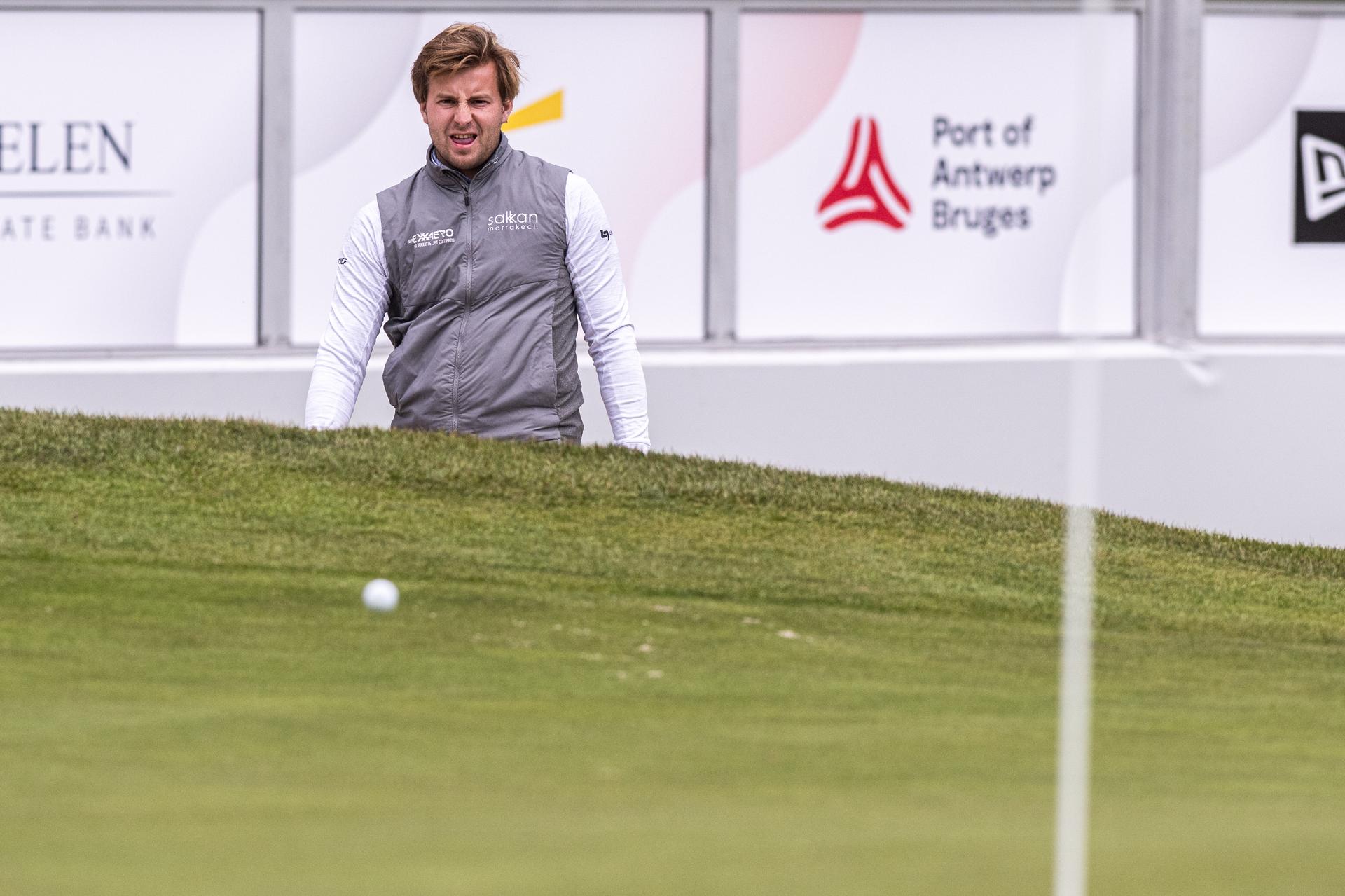 Belgian James Meyer De Beco is pictured during the 2025 Soudal Open DP World Tour golf tournament, in Schilde, Wednesday 21 May 2025. From May 22 to 25, Rinkven Golf Club in Schilde will host the fourth edition of the Soudal Open, the Belgian leg of the DP World Tour. BELGA PHOTO JONAS ROOSENS