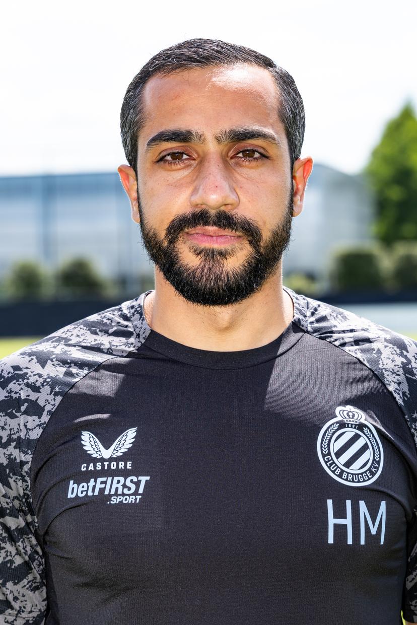Club's assistant coach Hayk Milkon poses for a portrait picture at the 2025-2026 season photoshoot of Belgian Jupiler Pro League team Club Brugge, Thursday 17 July 2025 in Knokke-Heist. BELGA PHOTO BRUNO FAHY