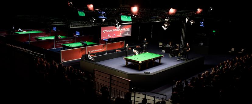 Illustration picture shows a game between Belgian Luca Brecel and Britain's Sam Craigie in the first round of the European Masters snooker tournament, Monday 02 October 2017, in Lommel. BELGA PHOTO YORICK JANSENS