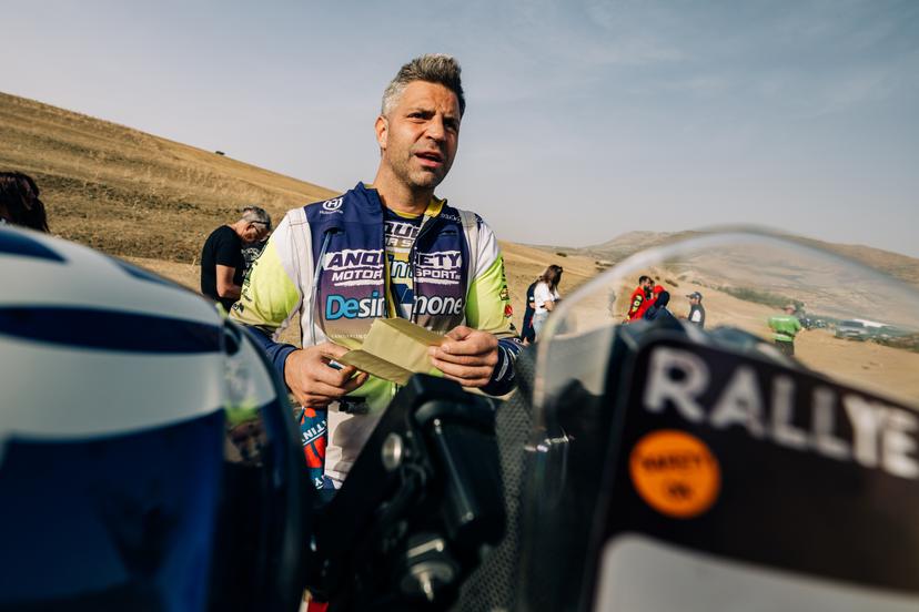 ATTENTION EDITORS - HAND OUT PICTURES - EDITORIAL USE ONLY - MANDATORY CREDIT 'SIMON BAUCHAU'  This handout picture, distributed by Eric Dupain on Monday 13 October 2025, shows Jerome Martiny at the stage 1 of the Rally of Morocco in Erfoud, Morocco.  BELGA PHOTO HANDOUT SIMON BAUCHAU  Belga and Belga Editorial Board decline all responsibility regarding the content of this picture.