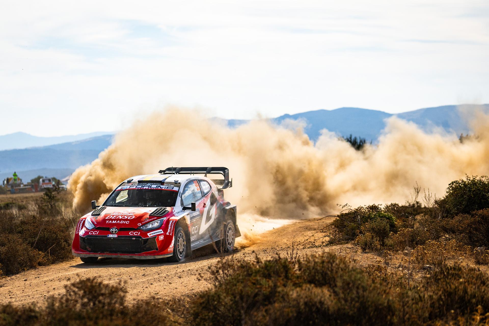 ATTENTION EDITORS - HANDOUT PICTURES - EDITORIAL USE ONLY MANDATORY CREDIT Hyundai Motorsport-   This handout picture, released by Hyundai Motorsport on Friday 2 October 2026 shows Oliver Solberg en Elliott Edmondson during the WRC Rally of Sardinia.    - Belga and Belga editorial board decline all responsability regarding the content of this picture. PHOTO HANDOUT  Hyundai Motorsport