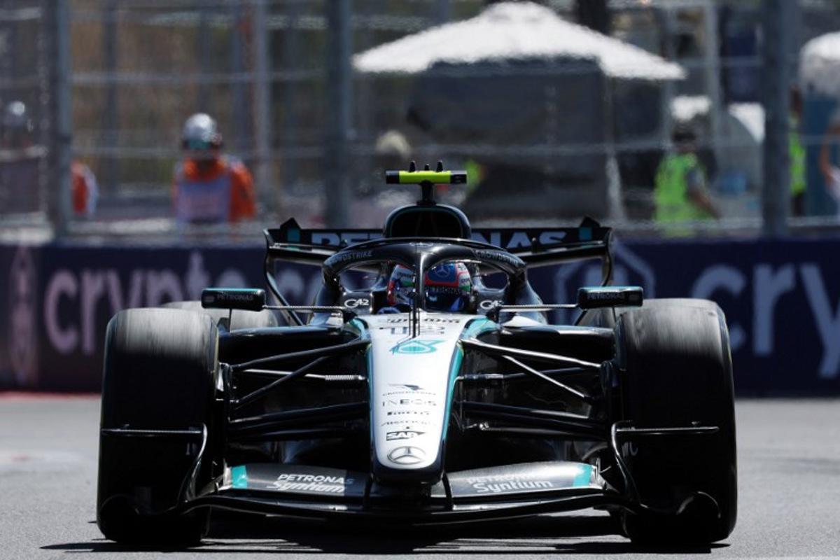 Mercedes' Italian driver Kimi Antonelli competes in the Spanish Formula One Grand Prix at the Madring circuit on September 13, 2026 in Madrid.  Pierre-Philippe MARCOU / AFP