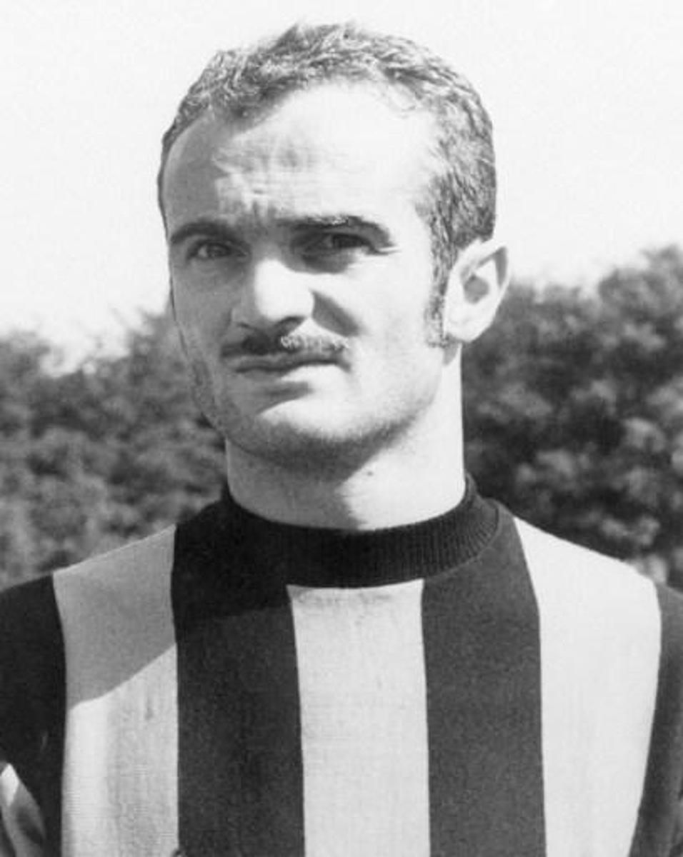 (FILES) - Portrait taken 08 May 1970 in Italy, of Italian forward/midfielder Sandro Mazzola who played for the Italian national soccer team during the 1970 World Soccer Cup.