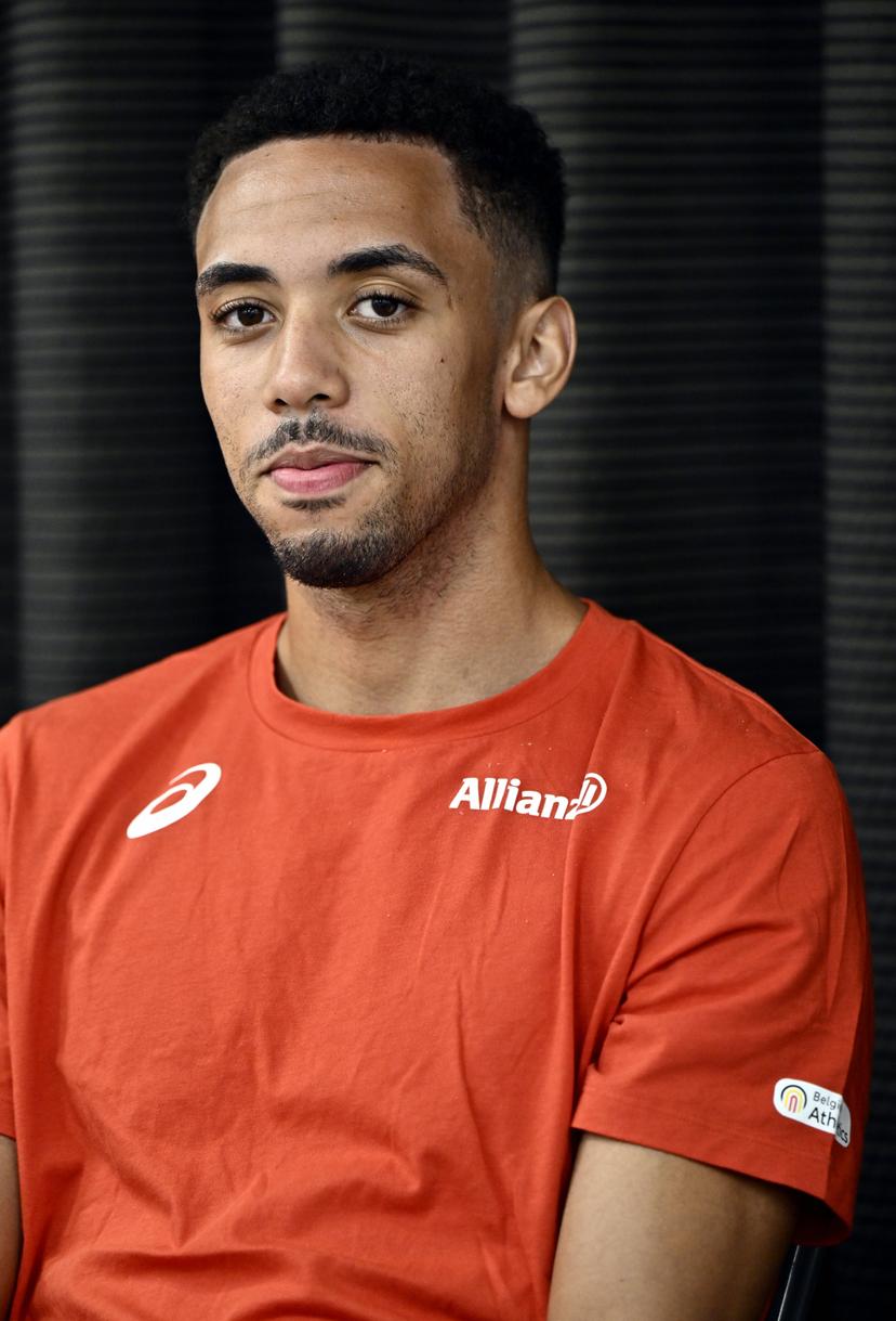 Belgian Daniel Segers pictured during a press conference before the European Athletics Championships (August 10¿18), in Birmingham, United Kingdom, on Saturday 8 August 2026. BELGA PHOTO ERIC LALMAND