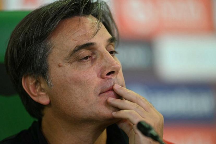 Turkey's Italian head coach Vincenzo Montella gives a press conference on the eve of the UEFA Nations League football match (League A, Group A1) between Turkey and Italy at the Ataturk Sports Complex Matlı Stadium in Bursa on September 27, 2026.  Ozan KOSE / AFP