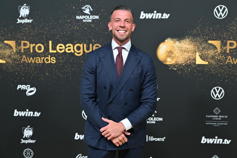 Toby Alderweireld pictured on the Golden Carpet at the arrival for the Pro League Awards 2026, for the best players in the 1st and 2nd divisions of the 2025-2026 Belgian soccer championships, on Monday 25 May 2026, in Antwerp. BELGA PHOTO EMILE WINDAL