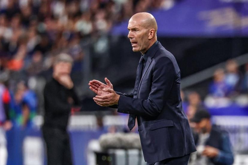 France's head coach Zinedine Zidane reacts  during the UEFA Nations League Group A1 football match between France and Belgium at the Stade de France in Saint-Denis, north of Paris, on October 5, 2026.  FRANCK FIFE / AFP
