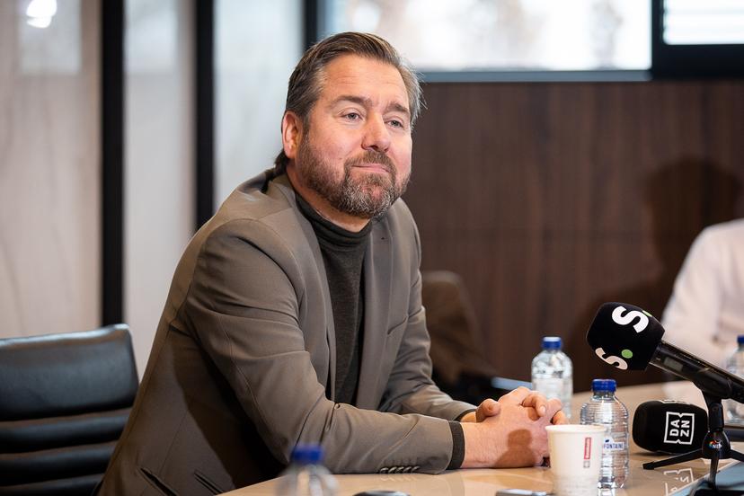 Belgium soccer union sports director Vincent Mannaert pictured during a press moment in Belgian Union headquarters, Wednesday 10 December 2025 in Tubize. BELGA PHOTO JAMES ARTHUR GEKIERE