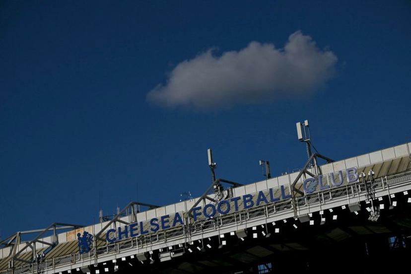 Stamford Bridge football stadium is pictured ahead of the English Premier League football match between Chelsea and Newcastle United at Stamford Bridge in London on March 14, 2026.  Glyn KIRK / AFP