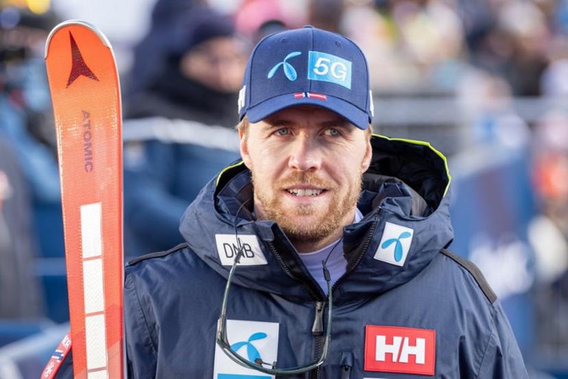 Norway's Aleksander Aamodt Kilde is seen during the second run of the women's Giant Slalom of the FIS Alpine Ski World Cup in Soelden, Austria, on October 26, 2024.  Johann GRODER / APA / AFP