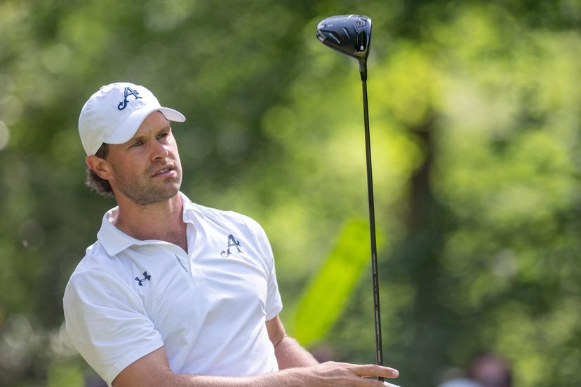 Belgian Thomas Detry pictured in action during the final round (4/4) of the 2026 Soudal Open DP World Tour golf tournament in Schilde, Sunday 24 May 2026. The Soudal Open takes place from 21 to 24 May at the Rinkven Golf Club in Schilde. BELGA PHOTO JONAS ROOSENS