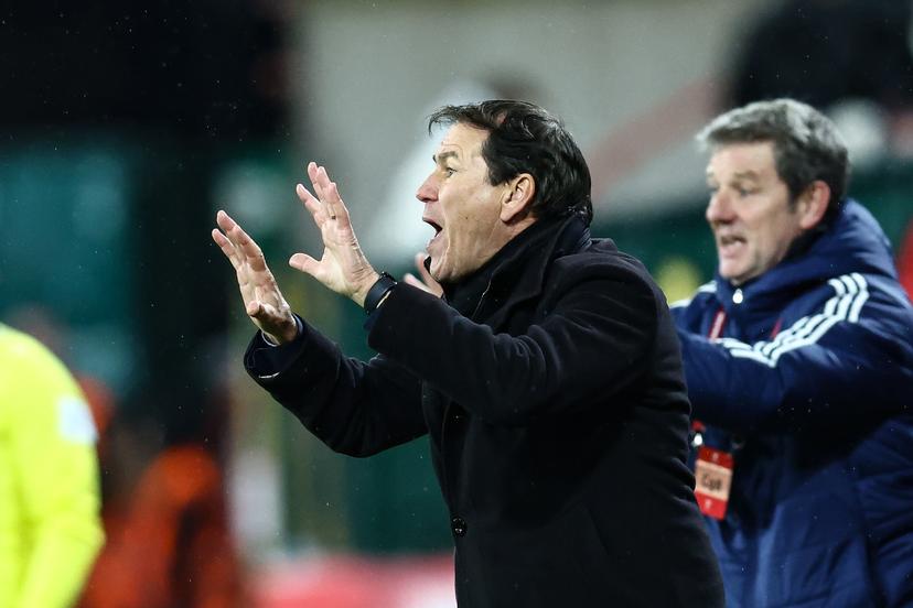 Belgium's head coach Rudi Garcia pictured during a soccer game between Belgium's Red Devils and Liechtenstein, the last FIFA World Cup 2026 qualification match, in Liege on Tuesday 18 November 2025. BELGA PHOTO BRUNO FAHY