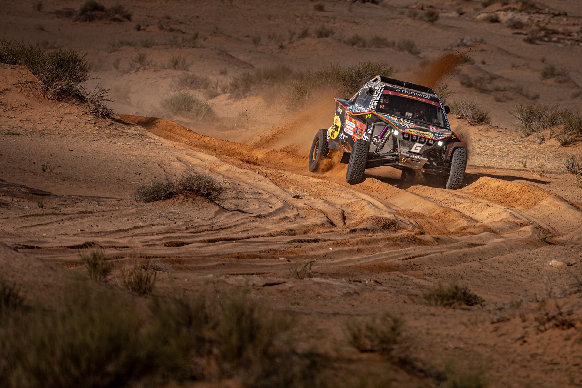 ATTENTION EDITORS - HAND OUT PICTURES - EDITORIAL USE ONLY - MANDATORY CREDIT: 'SIMON BAUCHAU'  Hand out picture released by Eric Dupain shows Charles Munster during stage 5 of the 2026 Dakar rally race in Ha'Il, Saudi Arabia on Thursday 08 January 2026.  *** Belga and Belga Editorial Board decline all responsibility regarding the content of this picture. *** PHOTO HAND OUT - SIMON BAUCHAU