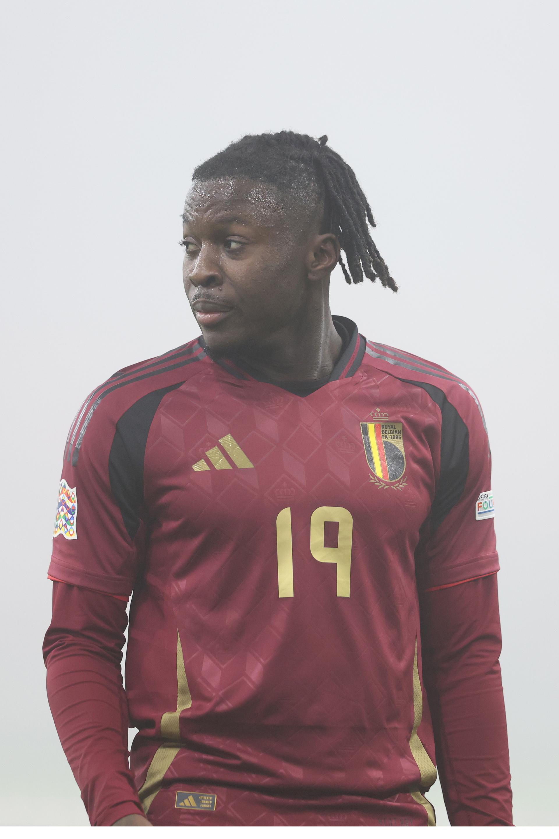 Johan Bakayoko of Belgium during UEFA Nations League League phase Matchday 6 match between Israel and Belgium at Bozsnik Arena in Budapest, Hungary on November 17, 2024. Photo: Matija Habljak/PIXSELL BENELUX ONLY