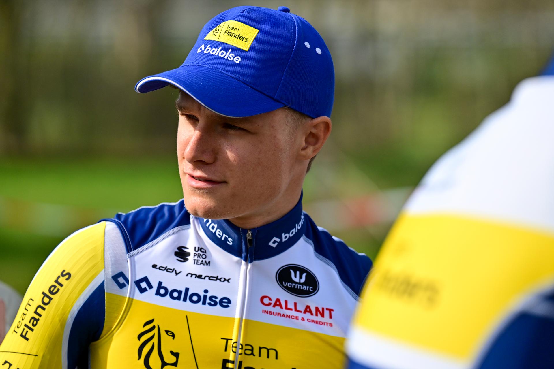Belgian Tom Crabbe pictured ahead of the 'Bredene Koksijde Classic' one day cycling race, 203,4 km from Bredene to Koksijde, on Friday 20 March 2026. BELGA PHOTO DIRK WAEM