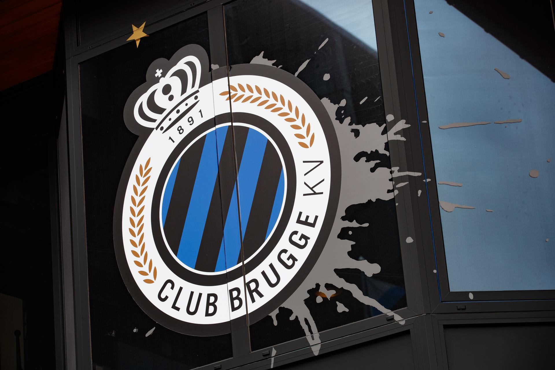 Illustration picture shows the logo of Club Brugge ahead of the Jupiler Pro League match between Club Brugge and KAS Eupen, in Brugge, Sunday 29 July 2018, on the first day of the Jupiler Pro League, the Belgian soccer championship season 2018-2019. BELGA PHOTO KURT DESPLENTER
