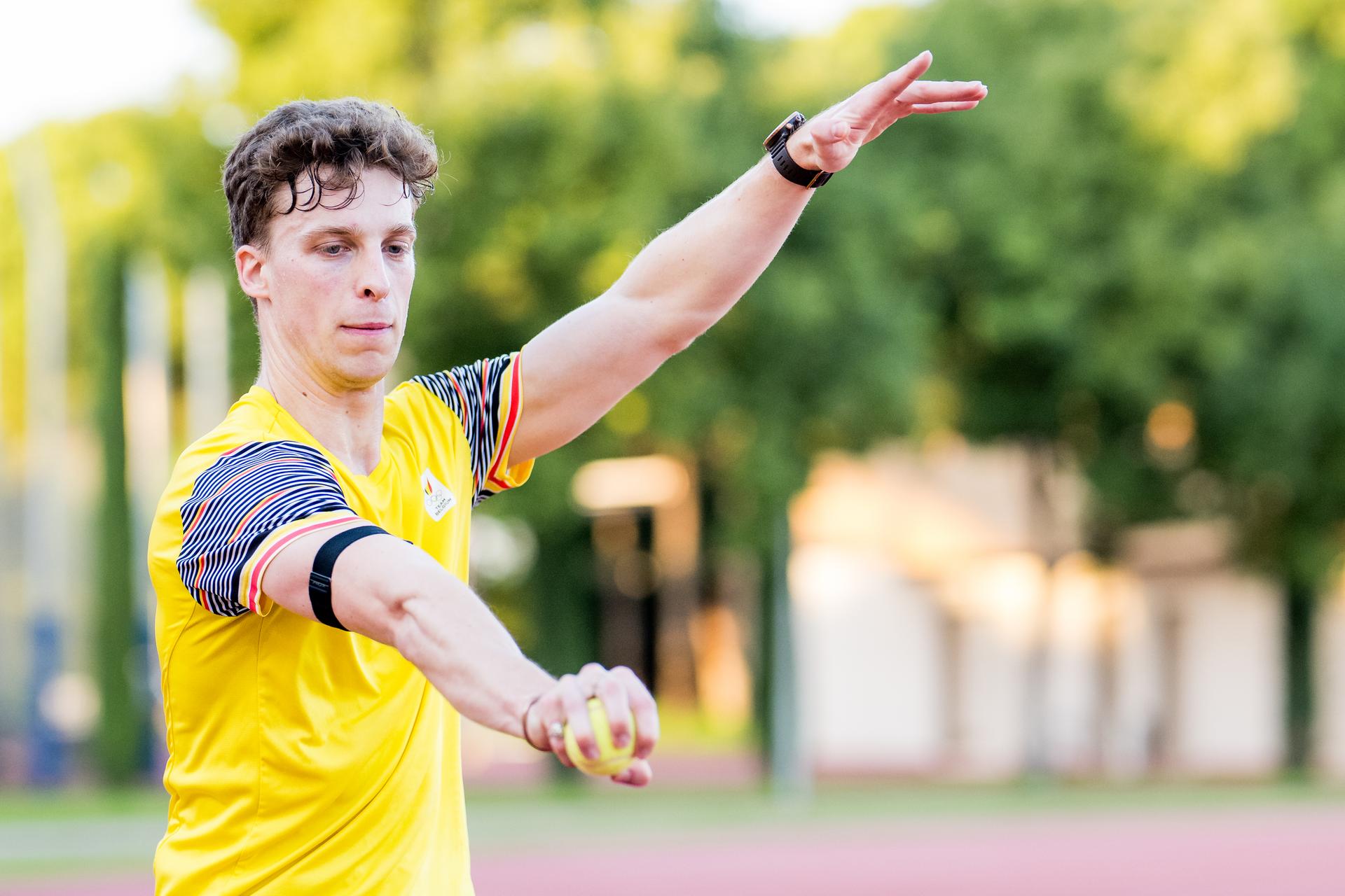 Athlete Stef Van Campenhout pictured in action during the annual stage of Team Belgium organized by the BOIC-COIB Belgian Olympic Committee, in Belek, Turkey, Thursday 20 November 2025. The camp takes place from 19 to 26 November and focuses on the initial preparations for the 2028 Olympic Games in Los Angeles. BELGA PHOTO JASPER JACOBS
