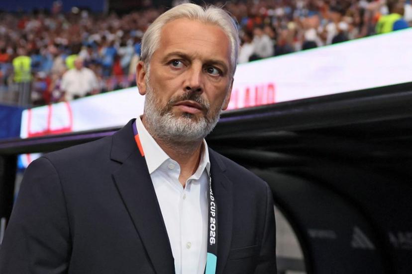 Congo DR's French head coach Sebastien Desabre looks on ahead of the 2026 World Cup round of 32 match football between England and the Democratic Republic of Congo at the Atlanta Stadium in Atlanta on July 1, 2026.   Odd ANDERSEN / AFP