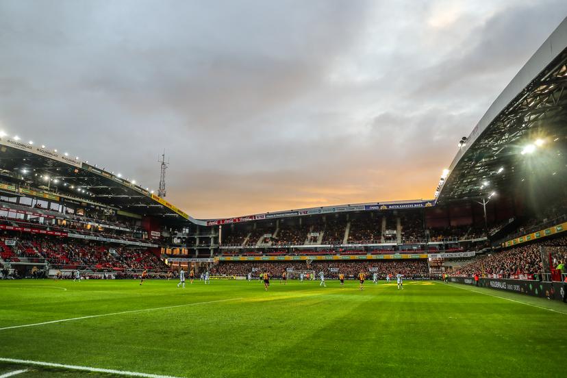Illustration picture shows the AFAS stadium during a soccer match between KV Mechelen and Club Brugge KV, Saturday 28 September 2019 in Mechelen, on day nine of the 'Jupiler Pro League' Belgian soccer championship season 2019-2020. BELGA PHOTO BRUNO FAHY