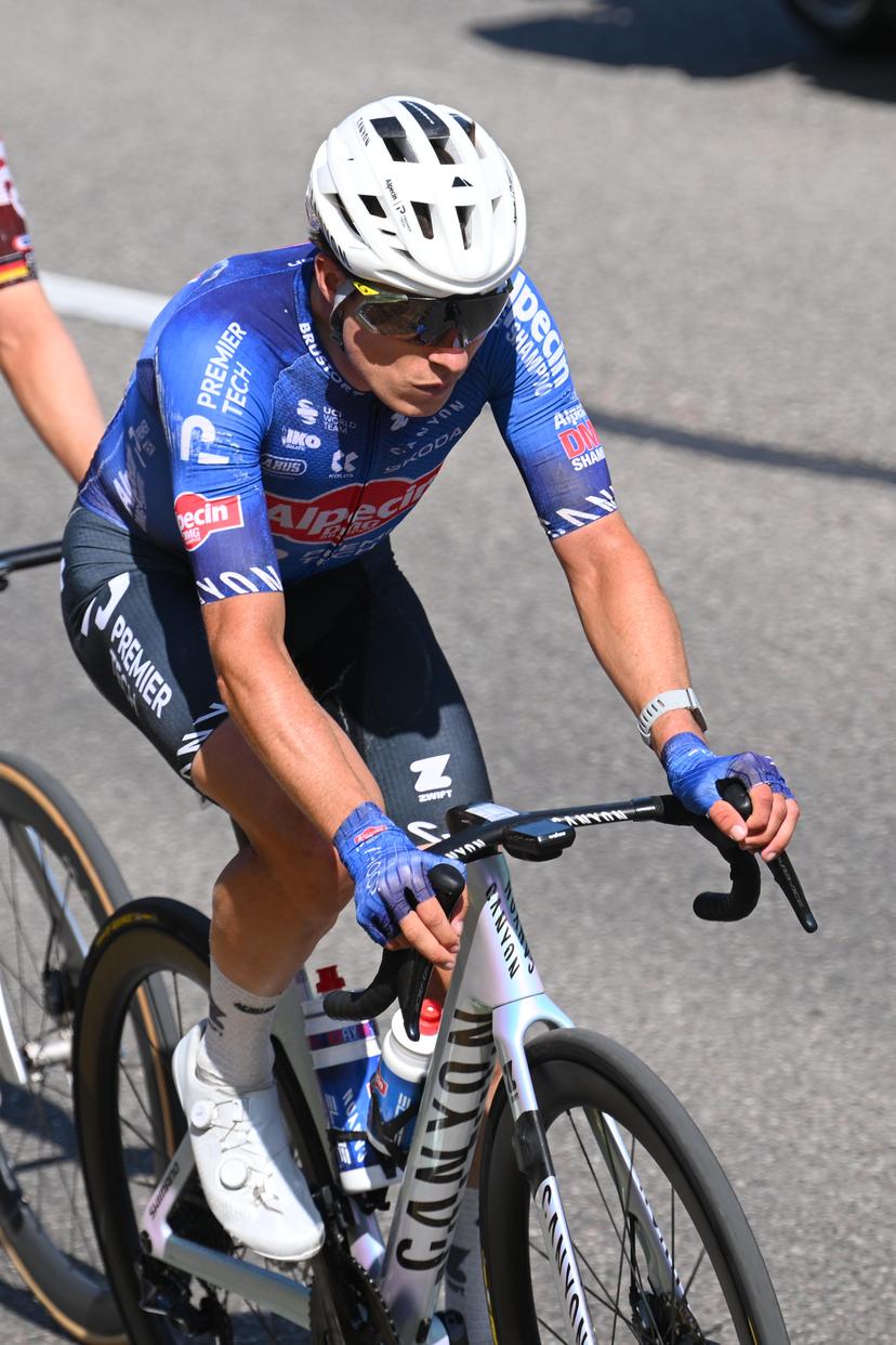 Belgian Jasper Philipsen of Alpecin-Premier Tech pictured in action during stage 17 of the 2026 Tour de France cycling race, a stage of 175km from Chambery to Voiron, on Wednesday 22 July 2026. The 113th edition of the Tour de France starts on Saturday 4 July in Barcelona, Spain, and will finish in Paris, France on the 26th of July. BELGA PHOTO POOL GREGORY VAN GANSEN