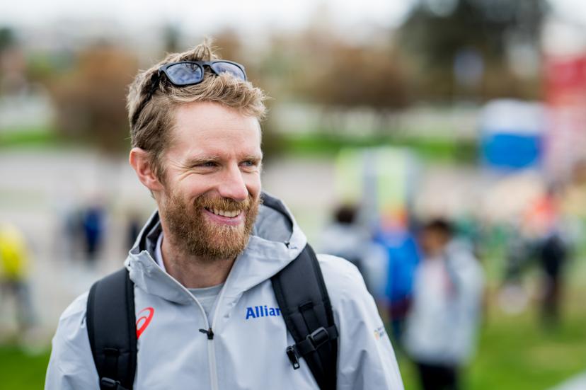 Belgian Lander Tijtgat is seen at a training session and track reconnaissance ahead of Tomorrow's 2025 SPAR European Cross Country Championships, in Lagoa, Portugal, Saturday 13 December 2025. BELGA PHOTO JASPER JACOBS