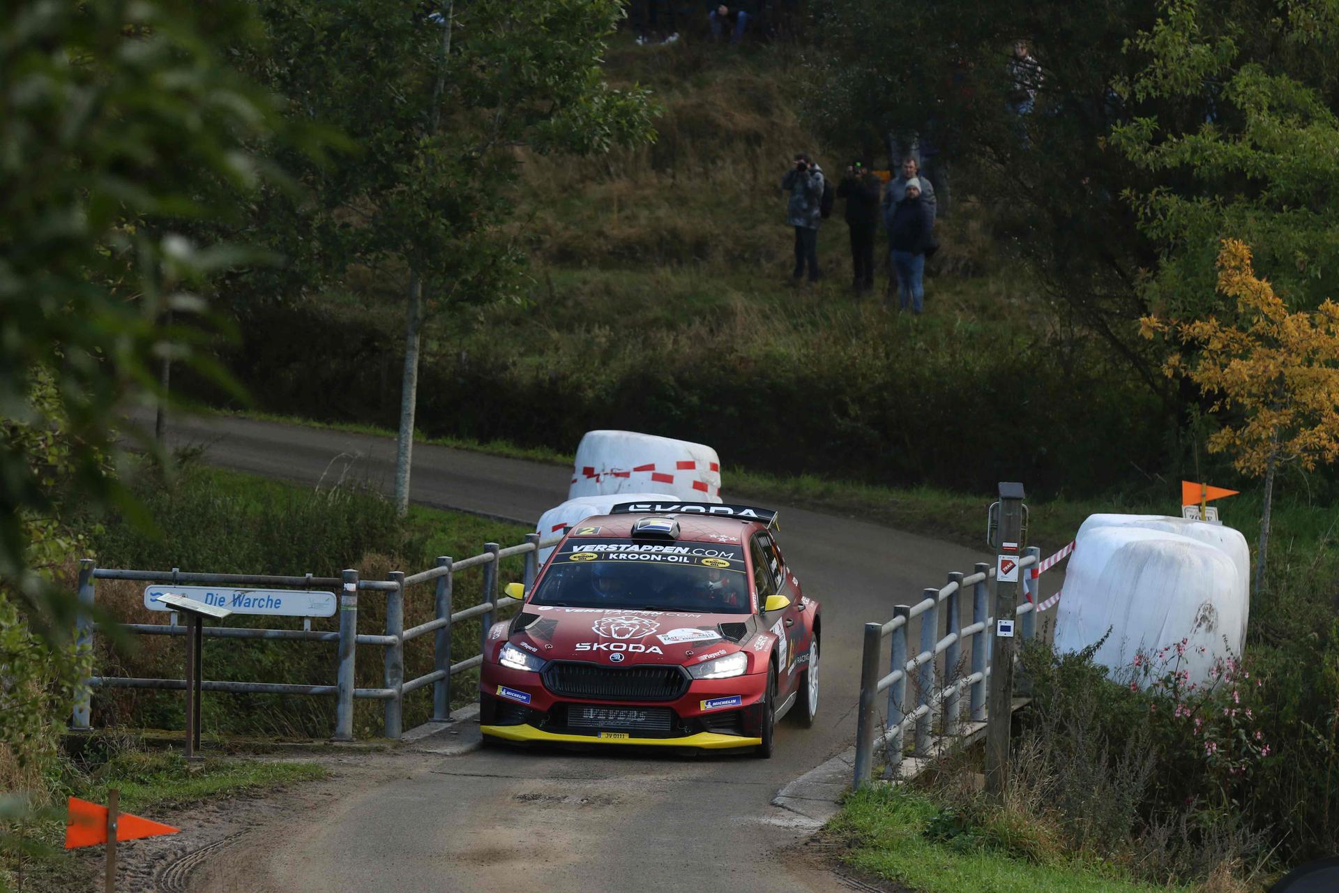 ATTENTION EDITORS - HANDOUT PICTURES - EDITORIAL USE ONLY - MANDATORY CREDIT BRC-     This handout by BRC shows Jos Verstappen, during the East Belgian Rally, on Saturday 27 September 2025. BELGA PHOTO HANDOUT BRC