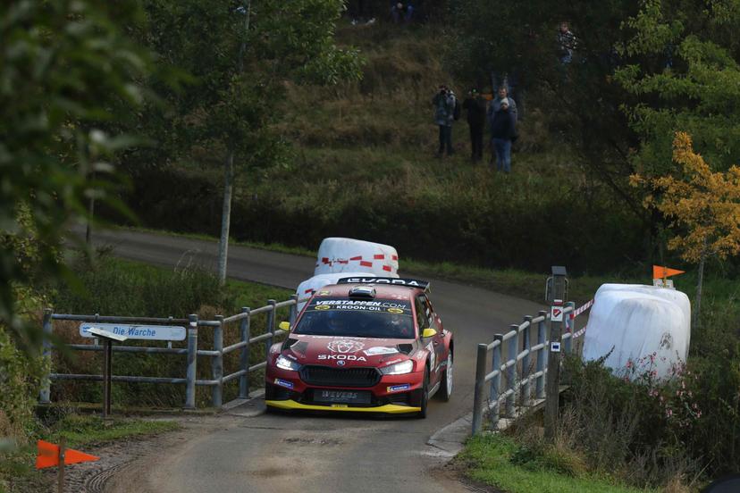 ATTENTION EDITORS - HANDOUT PICTURES - EDITORIAL USE ONLY - MANDATORY CREDIT BRC-     This handout by BRC shows Jos Verstappen, during the East Belgian Rally, on Saturday 27 September 2025. BELGA PHOTO HANDOUT BRC