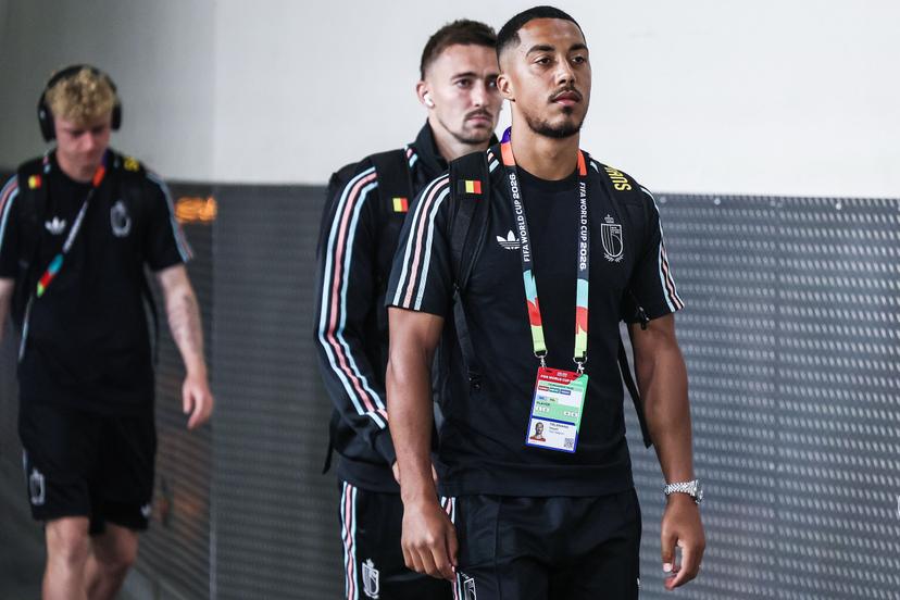 Belgium's Youri Tielemans arrives for a soccer game between Spain and Belgian national team Red Devils, on Friday 10 July 2026 in Los Angeles, USA, in the 1/4 finals of the FIFA World Cup 2026. BELGA PHOTO BRUNO FAHY