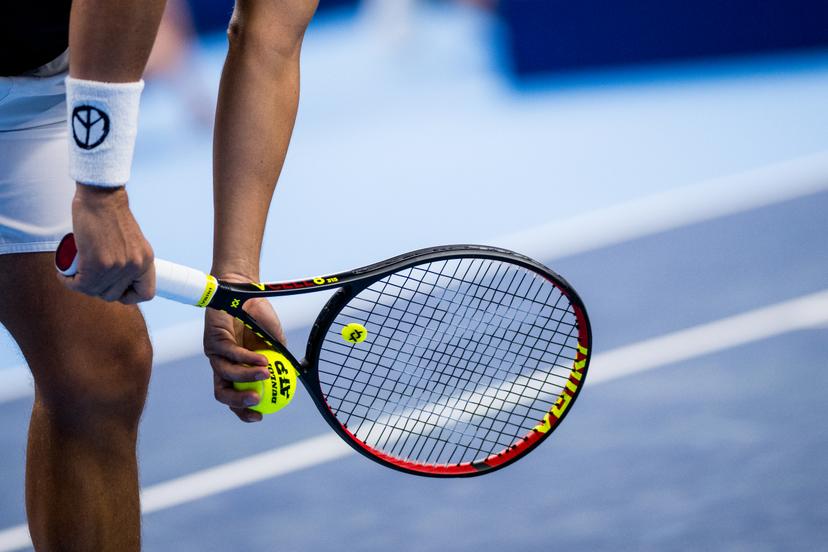 Illustration picture taken during a first round doubles match at the European Open Tennis ATP tournament, in Antwerp, Tuesday 17 October 2023. BELGA PHOTO JASPER JACOBS