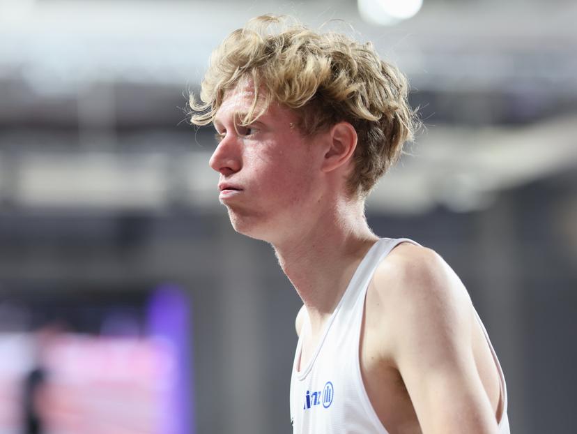 Belgian Thomas Vanoppen pictured at the heats for the men's 1500m race, on day one of the World Athletics Indoor Championships in Glasgow, Scotland, UK, on Friday 01 March 2024. The Worlds are taking place from 01 to 03 March 2024. BELGA PHOTO BENOIT DOPPAGNE