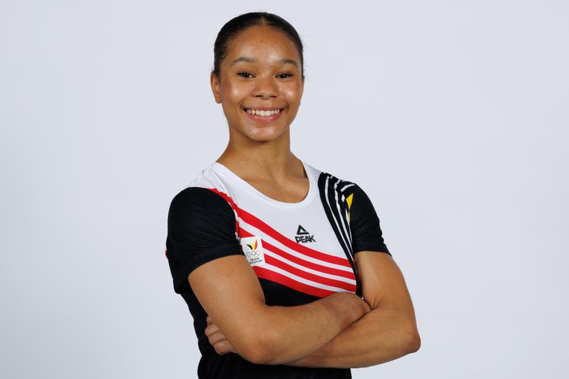 Camille Galand poses during a team building of Team Belgium in preparation of the EYOF2025 European Youth Olympics Festival, Tuesday 15 July 2025, in Louvain-La-Neuve. BELGA PHOTO BENOIT DOPPAGNE
