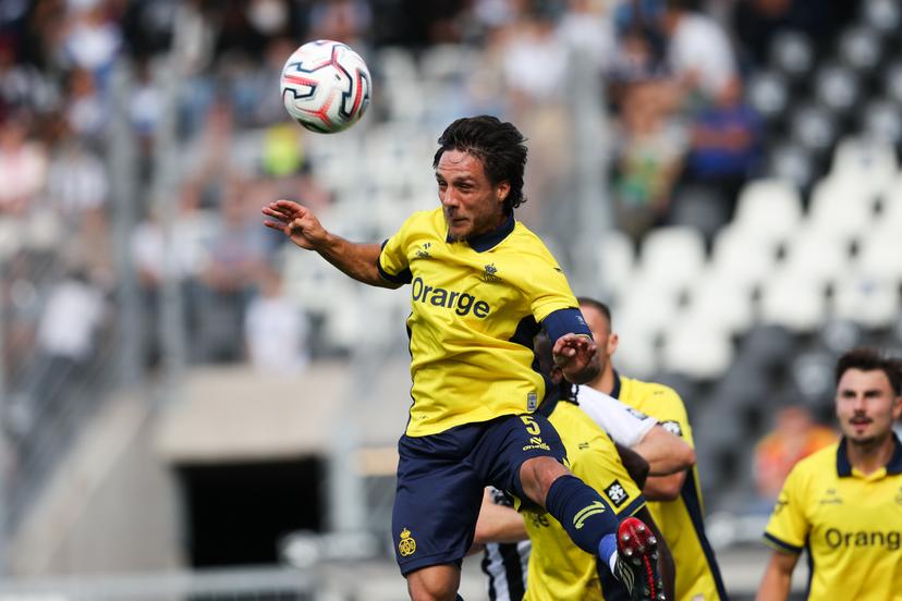 Union's Kevin Mac Allister is pictured in action during a soccer match between Sporting Charleroi and Royale Union Saint-Gilloise, Saturday 5 September 2026 in Charleroi, on day 5 of the 2026-2027 'Jupiler Pro League' first division of the Belgian championship. BELGA PHOTO BRUNO FAHY