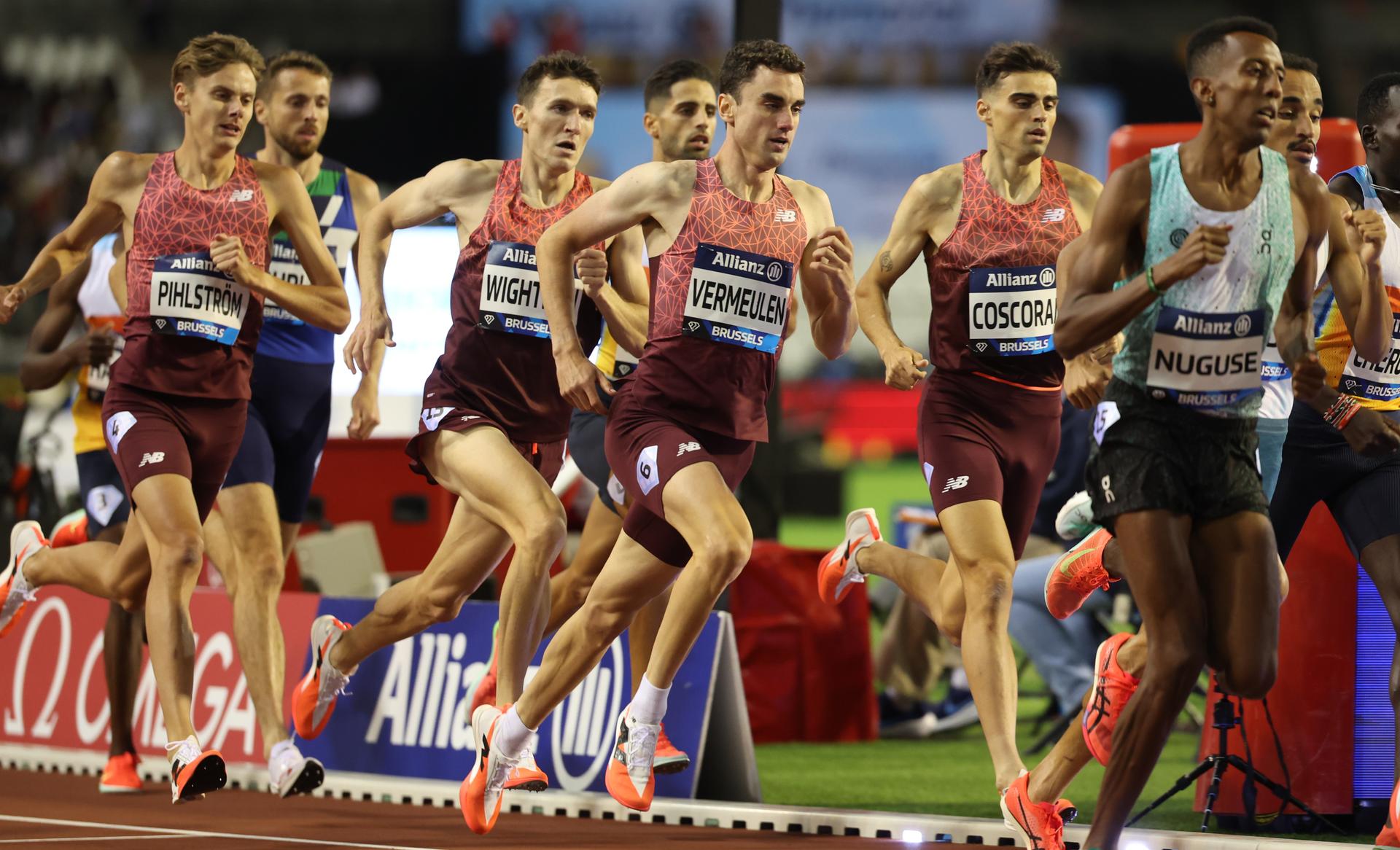 Belgian Jochem Vermeulen pictured in action during the 49th edition of the Memorial Van Damme Diamond League athletics event in Brussels, Friday 22 August 2025. BELGA PHOTO VIRGINIE LEFOUR