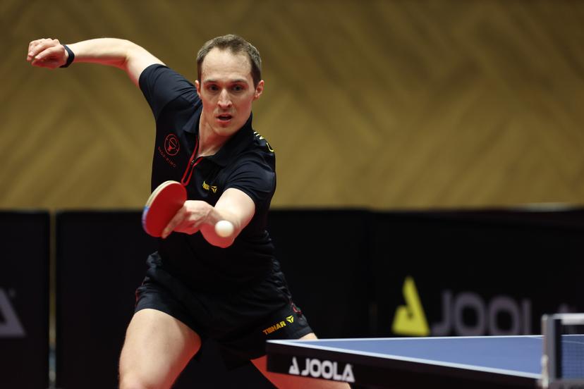 Belgian Cedric Nuytinck is pictured in action during the European qualification tournament for the 2024 Olympics, in Sarajevo, Bosnia and Herzegovina, Thursday 16 May 2024. BELGA PHOTO NIKOLA KRSTIC