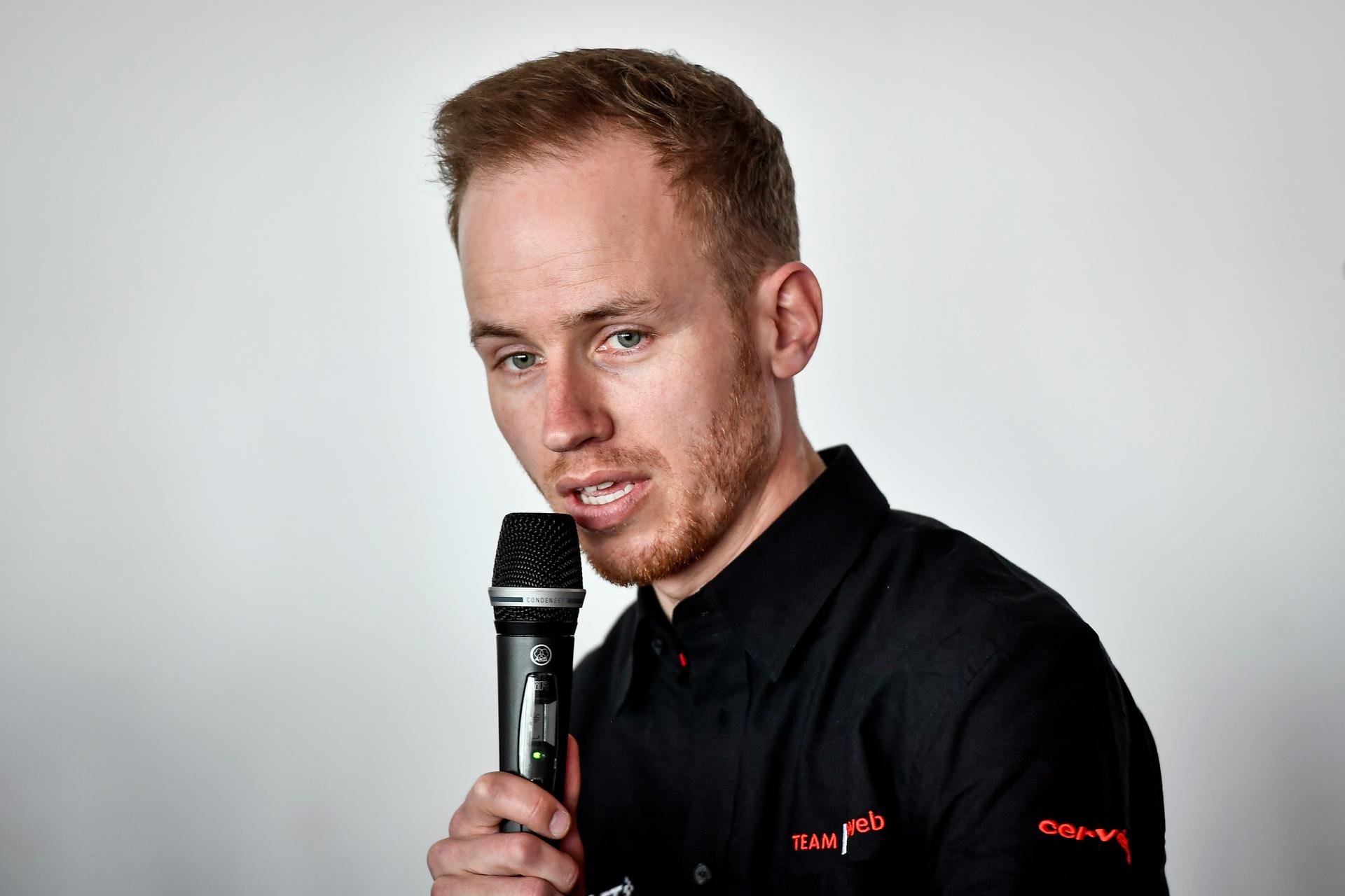Team Sunweb sports director Marc Reef pictured during a press conference, Monday 01 April 2019 in Waregem, regarding next Sunday's 'Ronde van Vlaanderen - Tour des Flandres - Tour of Flanders' one day cycling race. BELGA PHOTO DIRK WAEM