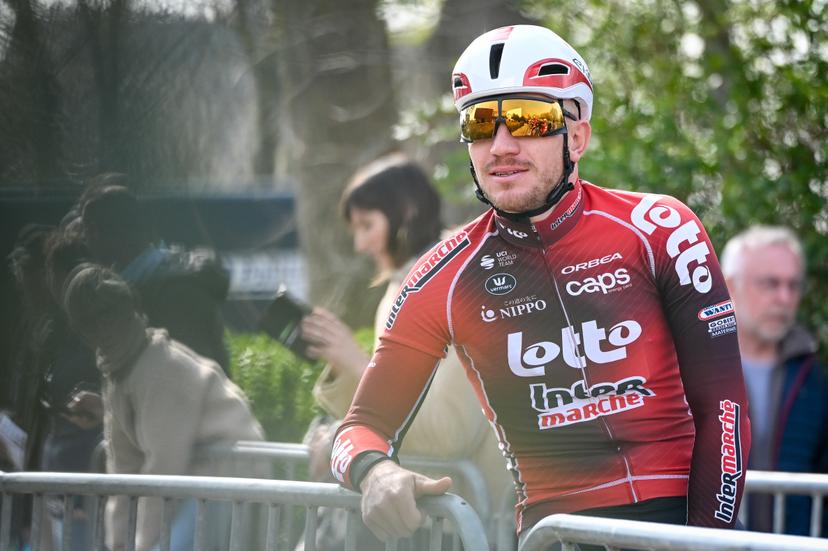 Belgian Lionel Taminiaux of Lotto-Intermarche pictured at the start of the 'Bredene Koksijde Classic' one day cycling race, 203,4 km from Bredene to Koksijde, on Friday 20 March 2026. BELGA PHOTO ELIAS ROM