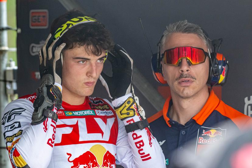 Belgium's Lucas Coenen pictured during the motocross MXGP Grand Prix Flanders, race 15/20 of the FIM Motocross World Championship, Sunday 03 August 2025 in Lommel. BELGA PHOTO JONAS ROOSENS
