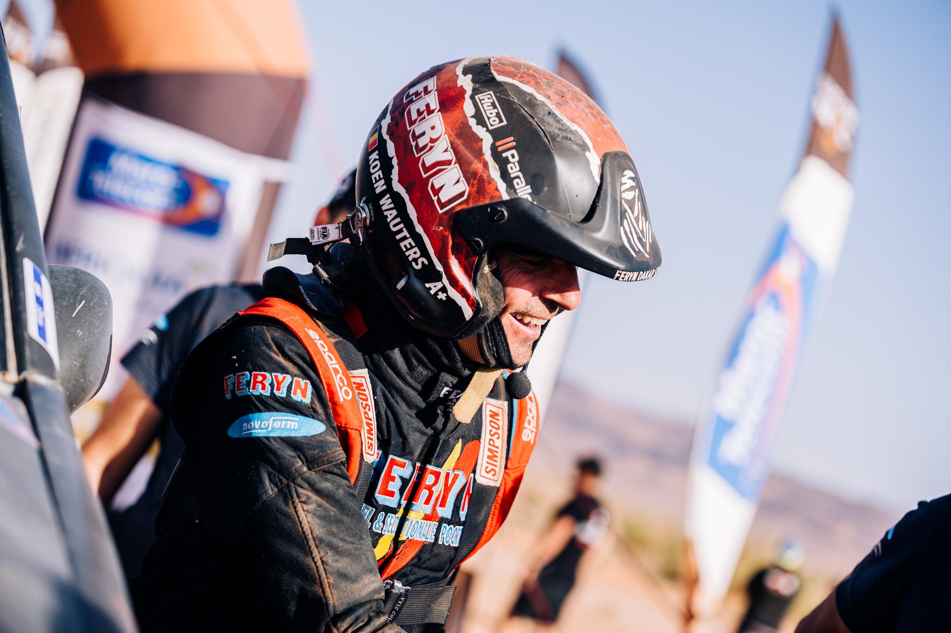 ATTENTION EDITORS - HAND OUT PICTURES - EDITORIAL USE ONLY - MANDATORY CREDIT 'SIMON BAUCHAU'  This handout picture, distributed on Friday 11 October 2024, shows Koen Wauters pictured at the fifth stage between Mengoub and Bouarfa at the Rally of Morocco 2024 in Marrakesh, Morocco. BELGA PHOTO HANDOUT SIMON BAUCHAU