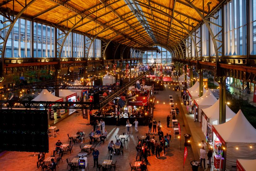 Picture taken during the Lotto Brussels Premier Padel competition (20-27/04), in Tour & Taxis, Brussels, on Tuesday 22 April 2025. BELGA PHOTO HATIM KAGHAT