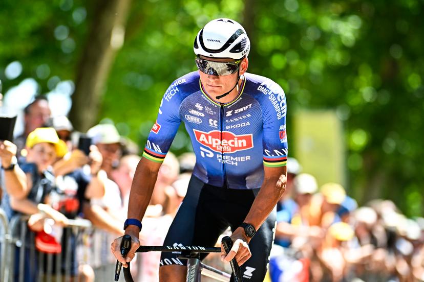Dutch Mathieu van der Poel of Alpecin-Premier Tech pictured at the start of stage 8 of the 2026 Tour de France cycling race, a stage of 182km from Perigueux to Bergerac, on Saturday 11 July 2026. The 113th edition of the Tour de France starts on Saturday 4 July in Barcelona, Spain, and will finish in Paris, France on the 26th of July. BELGA PHOTO JASPER JACOBS