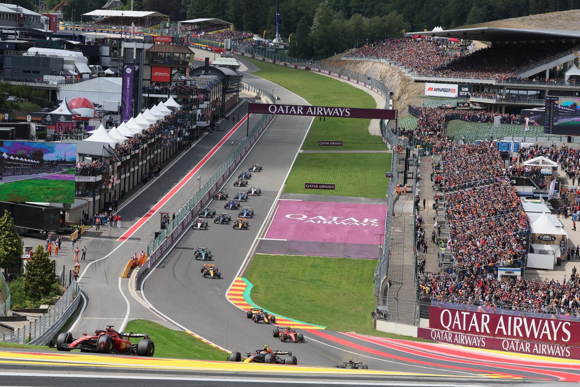 Illustration picture shows the F1 Grand Prix of Belgium auto race, in Spa-Francorchamps, Sunday 30 July 2023. The Spa-Francorchamps Formula One Grand Prix takes place this weekend, from July 28th to July 30th. BELGA PHOTO BENOIT DOPPAGNE