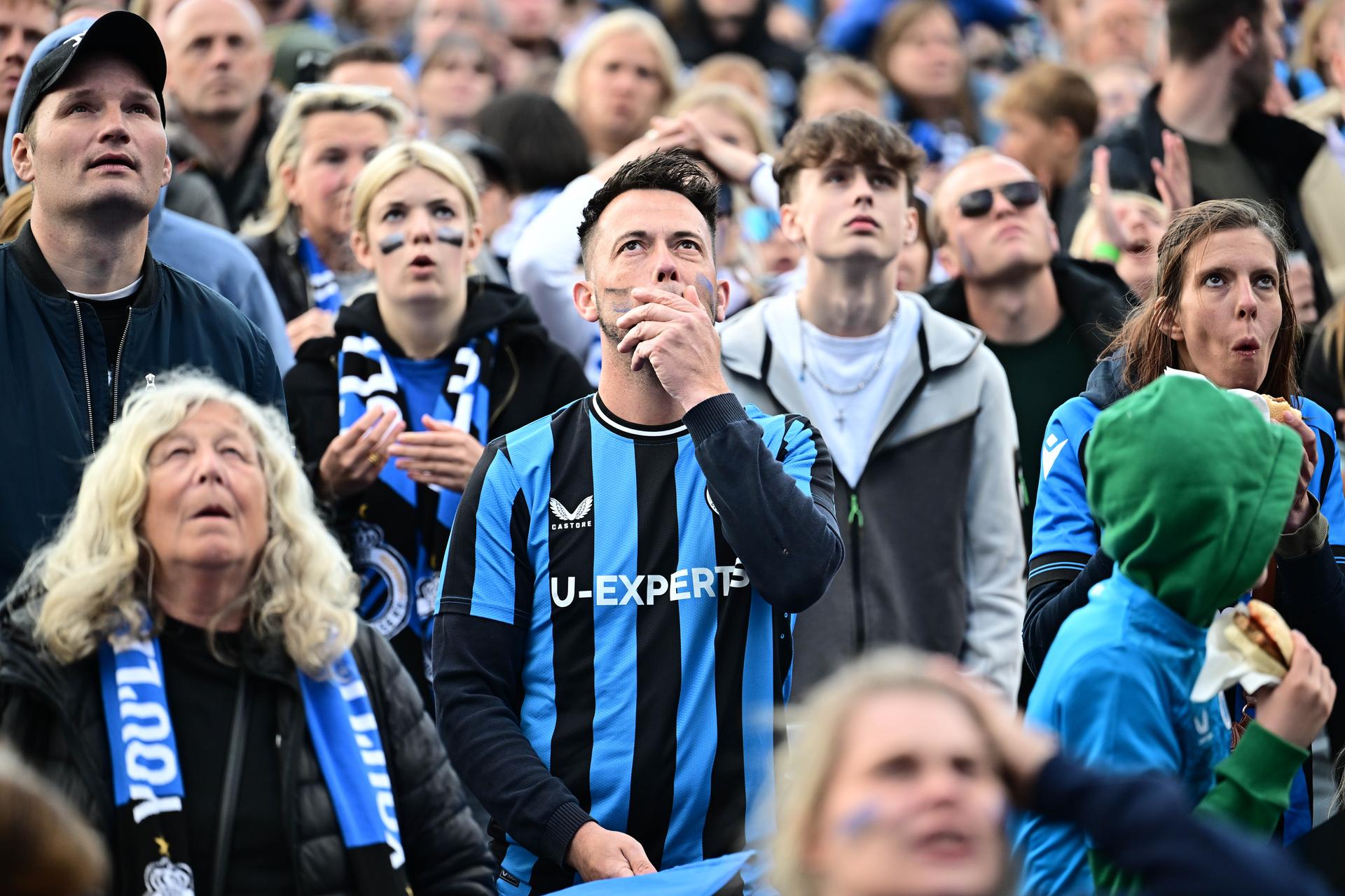 Illustration picture taken during a supporters village (fandorp) on the parking of Brugge stadium, during the final of the 'Croky Cup' Belgian soccer cup, between Club Brugge and RSC Anderlecht, Sunday 04 May 2025. BELGA PHOTO MAARTEN STRAETEMANS