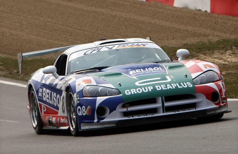 20080411 - ZOLDER, BELGUIM: Team number 8 with Kris Wauters and Raphael Vanthoor pictured during a free training session ahead of the Belgian Race Kick Off, with the BelCar GT Championships, the start of the Belgian racing season, in Zolder, Friday 11 April 2008. BELGA PHOTO MICHEL KRAKOWSKI