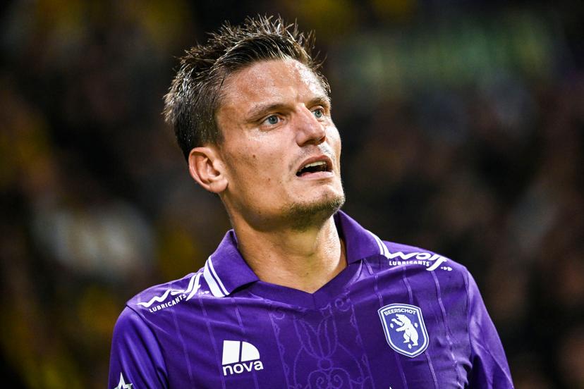 Beerschot's Jelle Vossen pictured during a soccer match between Beerschot VA and K. Lierse SK, on Friday 11 September 2026 in Antwerp, on day 5 of the 2026-2027 'Challenger Pro League' second division of the Belgian championship. BELGA PHOTO TOM GOYVAERTS