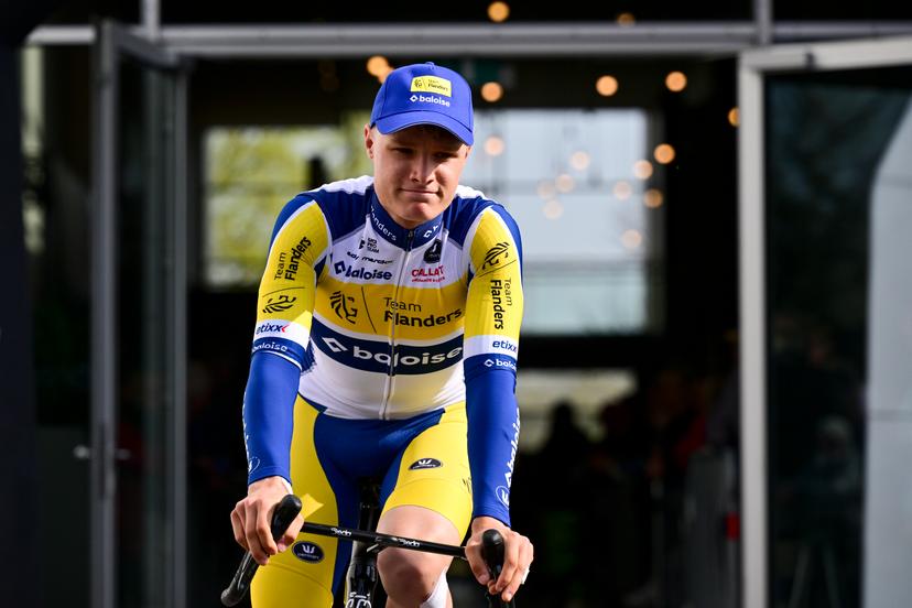 Belgian Tom Crabbe pictured ahead of the 'Bredene Koksijde Classic' one day cycling race, 203,4 km from Bredene to Koksijde, on Friday 20 March 2026. BELGA PHOTO DIRK WAEM
