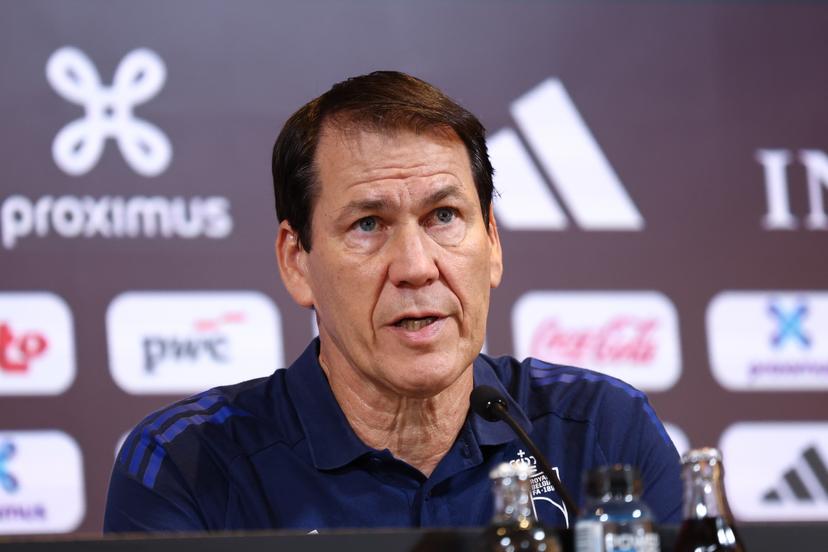Belgium's head coach Rudi Garcia pictured during a press conference to announce the selection of the Red Devils, the Belgian national soccer team, at the Proximus Basecamp in Tubize, Friday 03 October 2025. The team is preparing for the matches against North Macedonia (10/10) and Wales (13/10). BELGA PHOTO BRUNO FAHY